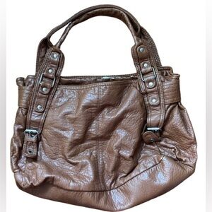 Vintage Bueno purse brown faux leather